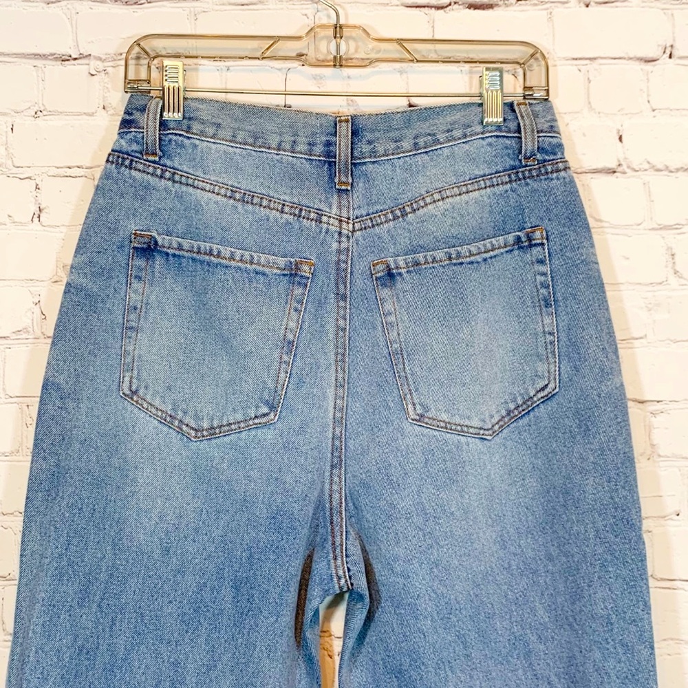 Simple Society Jeans Straight Super high rise Bling - Picture 5 of 7